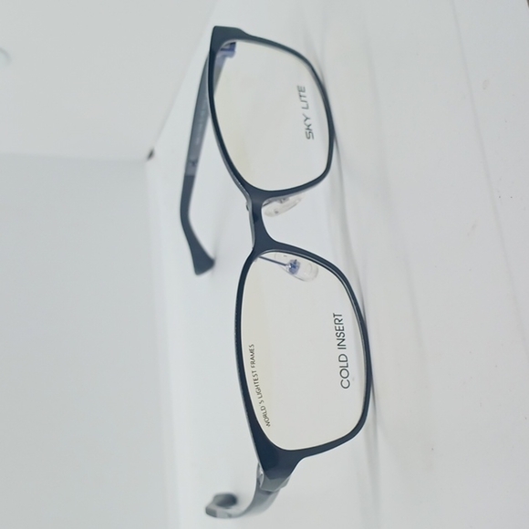 NWT UNISEX SKY LITE EYEGLASS FRAMES 1003 BLACK - Picture 2 of 4